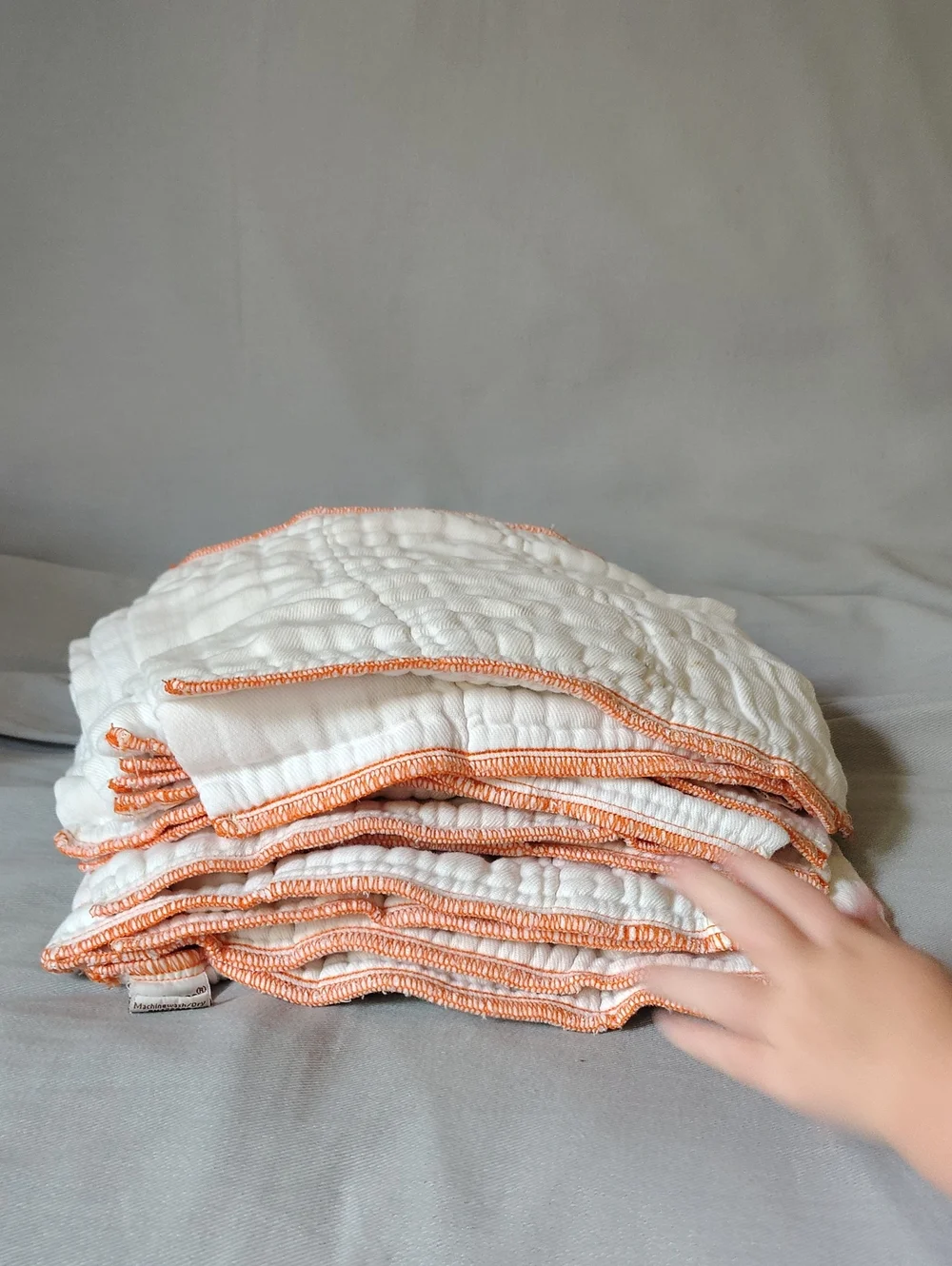 14 Clotheez Newborn 100 Percent Cotton Prefold Diapers